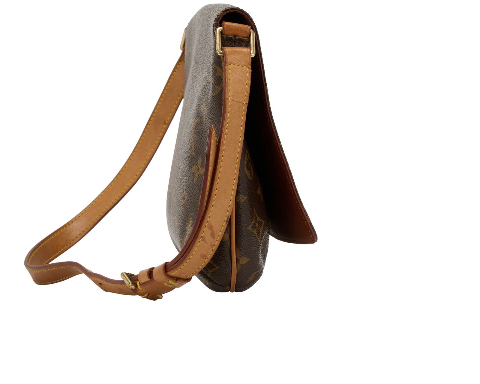 Musette Tango, &pound;550, Handbags, Brown, Canvas, Side view